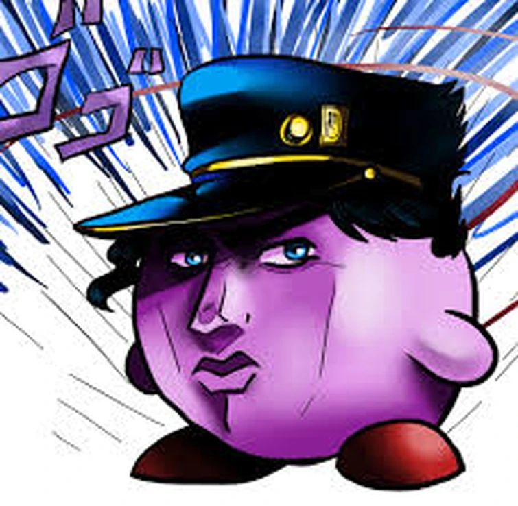 kirby as a jojo character. this is my profile picture